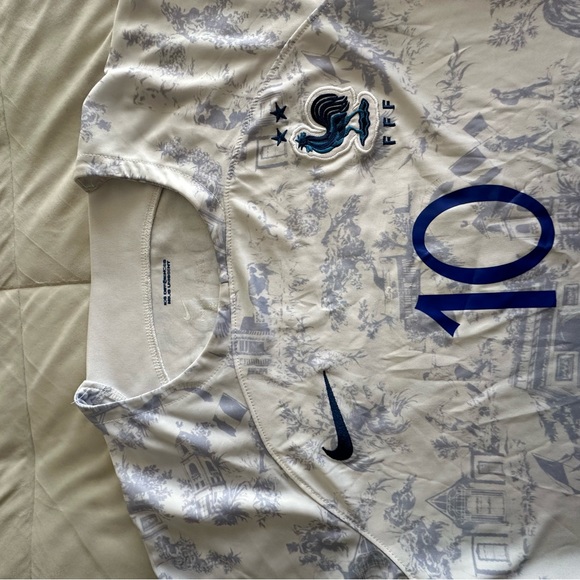 FIFA World Cup Qatar 2022 France 2nd Kit.  Kylian Mbappe - Picture 1 of 6